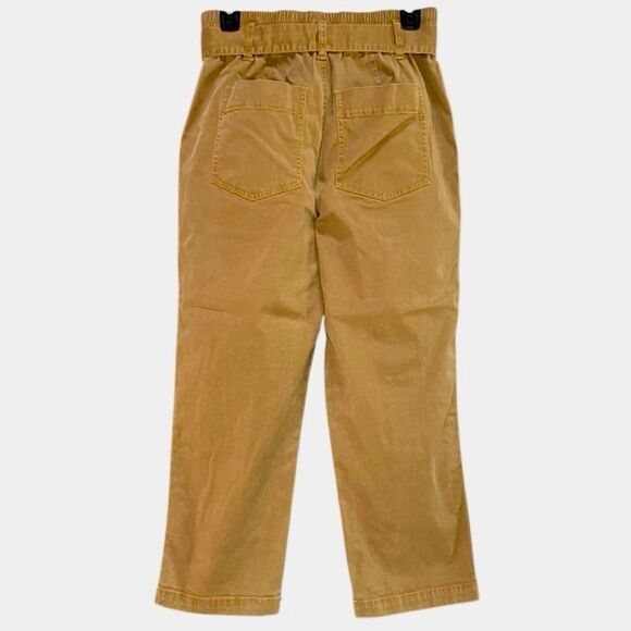 CAbi Discovery Paper Bag Cropped Pants in Golden Tan Women’s 4 - Picture 5 of 9